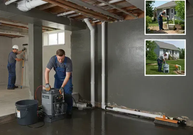 Basement Waterproofing and Flood Prevention process in Kingston, IL